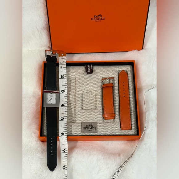 Hermes Watch Set of two color wrist band 💯 auth - Picture 6 of 6